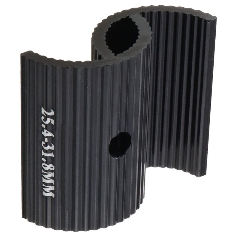 heyous 1 Pair Black 25.4 to 31.8MM Cycling Parts Components Bike Handlebar Shim Bicycle Handlebar Stem Shim Handle Bar Adapter Reducer Aluminum Alloy Clamp Spacer Conversion Shims - Image 4